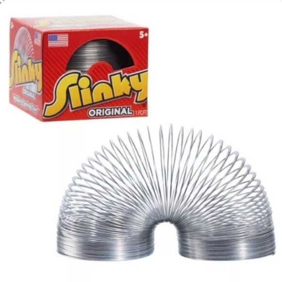 🩵NIB Slinky Original Walking Spring Toy - Picture 1 of 12